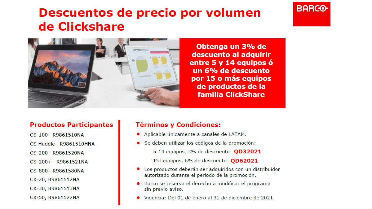 Almo Barco ClickShare