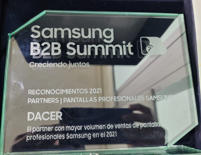 DACER reconocimiento mayor número de ventas