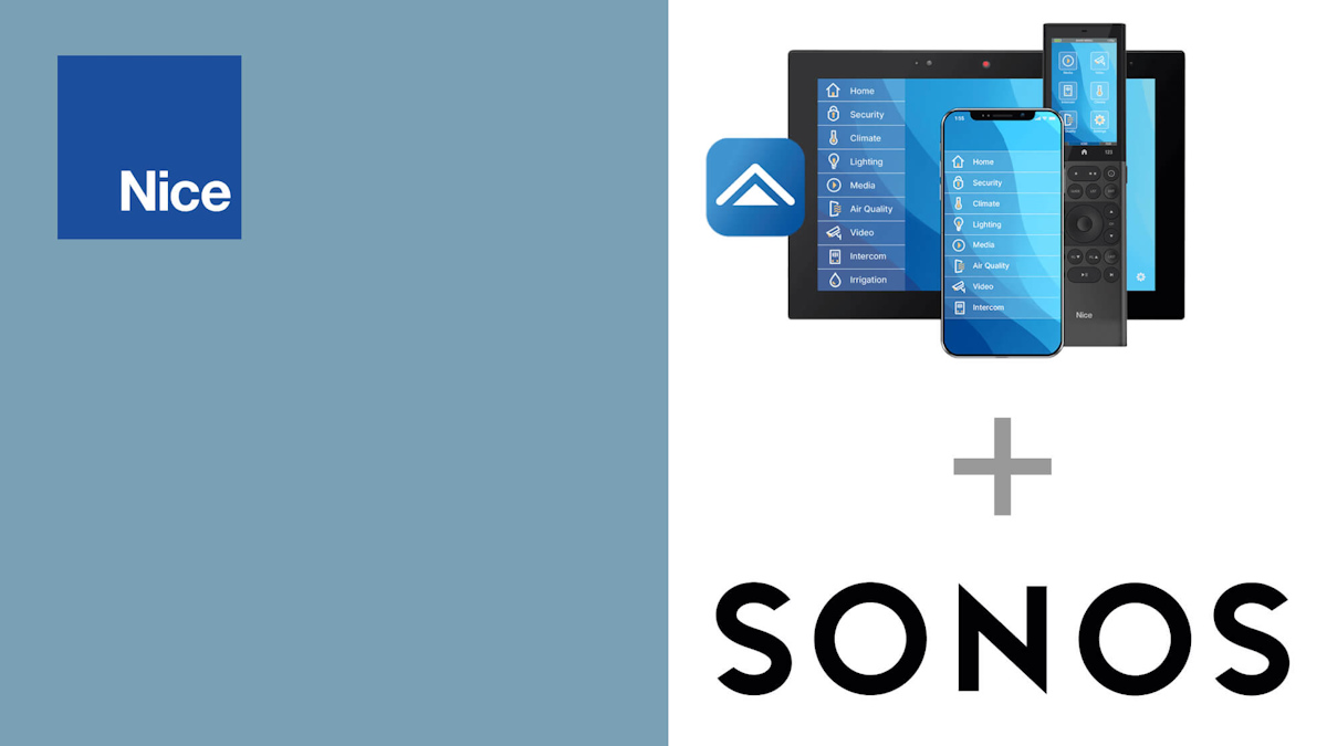 Nice anuncia nueva integración con Sonos