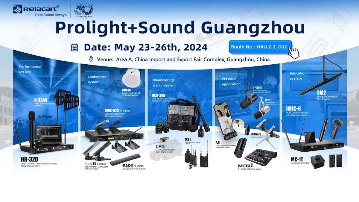 Relacart se prepara para brillar en la Feria Prolight & Sound Guangzhou 2024