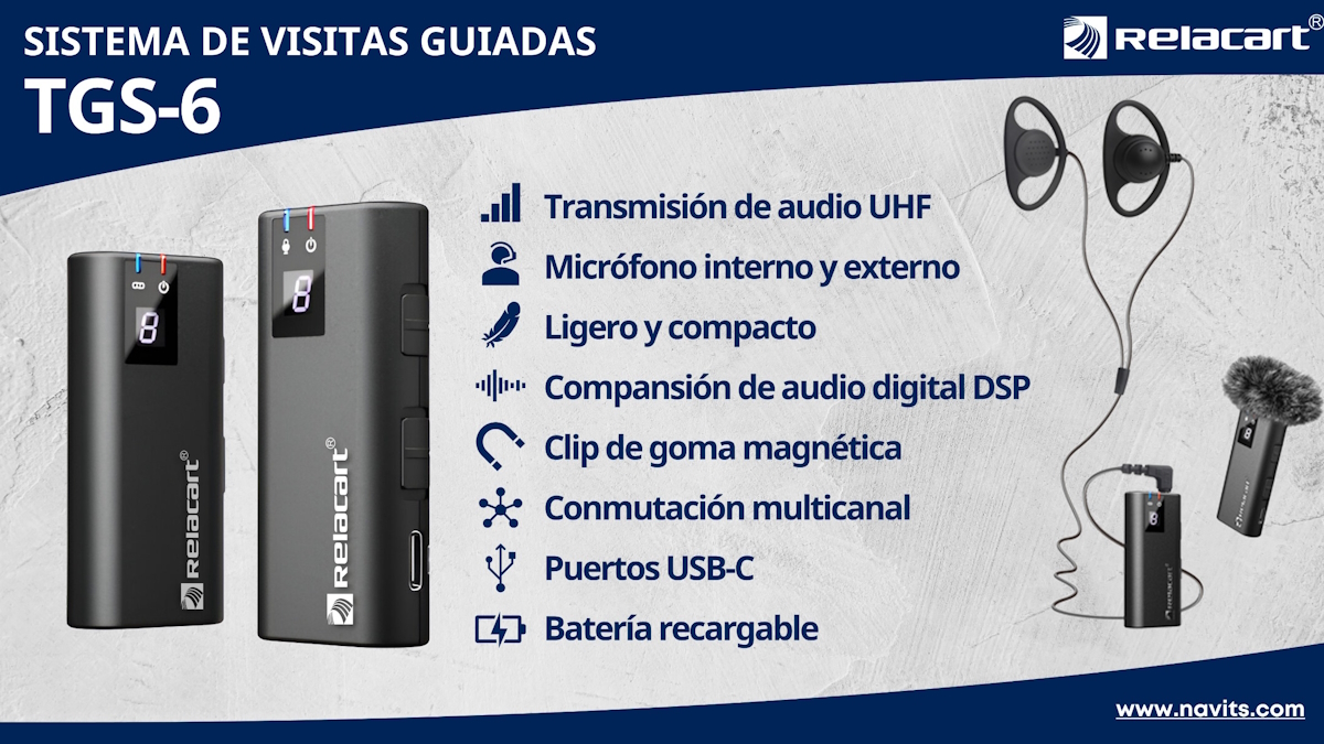 TGS-6 de Relacart, revoluciona las visitas guiadas